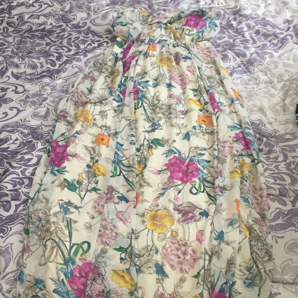 Never worn floral maxi dress!